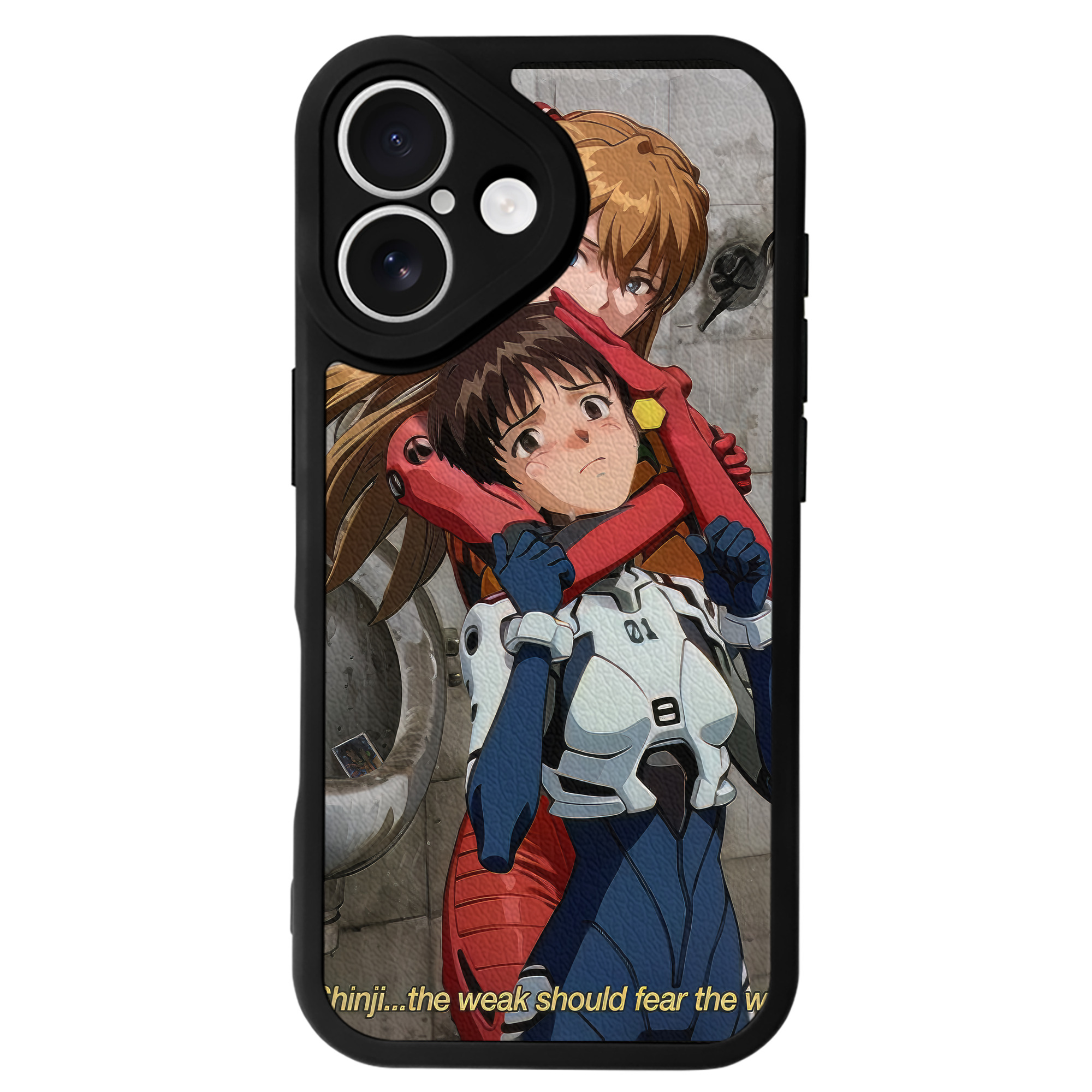 （画像用） EVA 新世紀エヴァンゲリオン 【iPhone 16シリーズ対応】シリコンスマホケース（レザー調） 材質：シリコン